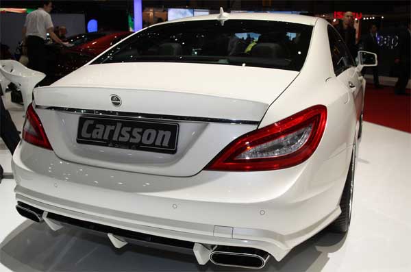 Carlsson показывает Mercedes-Benz CLS в Женеве