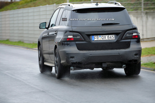 Mercedes-Benz тестирует новый ML 63 AMG 