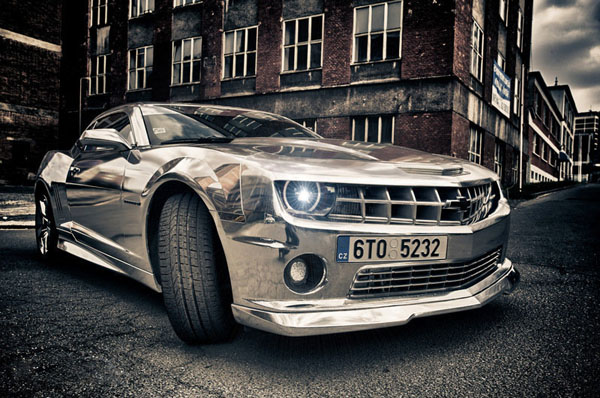 Хромированный Chevrolet Camaro SS в тюнинге Tintek