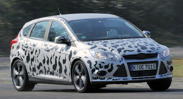 Ford Focus ST 2012 проходит дорожные испытания 