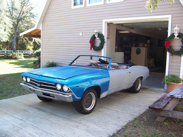 Chevrolet Corvette в кузове Chevrolet Chevelle 1968 