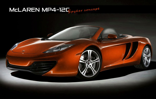 McLaren MP4-12C Spyder 2013 