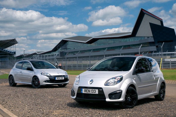 Twingo RS 133 и Clio RS 200 Silverstone GP Edition