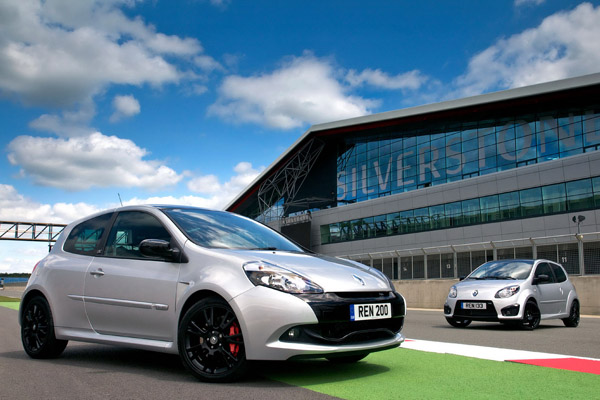 Twingo RS 133 и Clio RS 200 Silverstone GP Edition