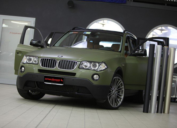 BMW X3 Military Green от Romeo Ferraris 