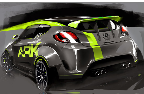 Hyundai Veloster 2012 в тюнинге ARK Performance