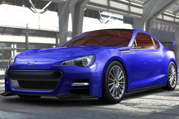 Subaru BRZ Concept STI покажут 16 ноября