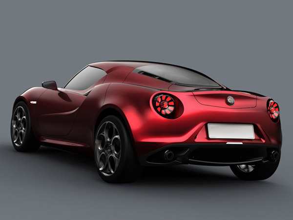 Alfa Romeo 4C появится в 2013-м году