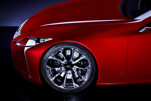 Новые фотографии концепта Lexus LF-LC