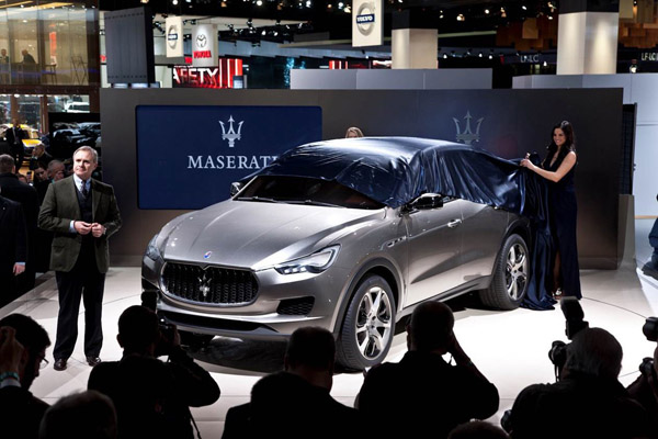 Maserati Kubang представлен в Детройте