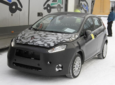 Ford Fiesta 2013 - первые шпионские снимки