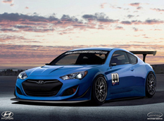 Austech готовит гоночный Hyundai Genesis Coupe GT