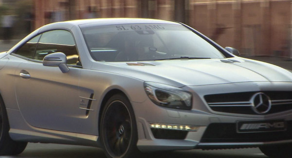 Шумахер прокатился на новом Mercedes SL63 AMG