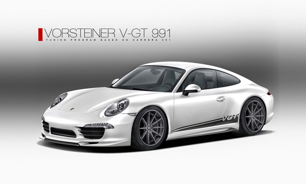 Vorsteiner работает над тюнингом Porsche 991
