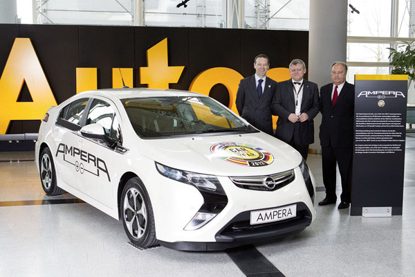 Opel Ampera примет участие в ралли Monte-Карло