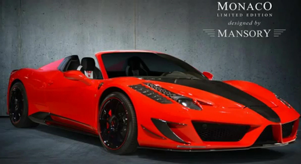 Mansory превратил Ferrari 458 в проект Monaco