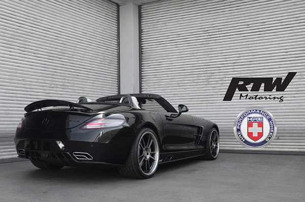 Mansory Mercedes SLS AMG Roadster с дисками HRE