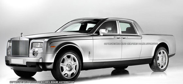 Так может выглядеть пикап Rolls-Royce Phantom