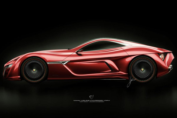 Alfa Romeo 12C GTS Concept от Ugur Sahin