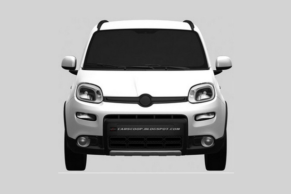 Новые изображения кроссовера Fiat Panda