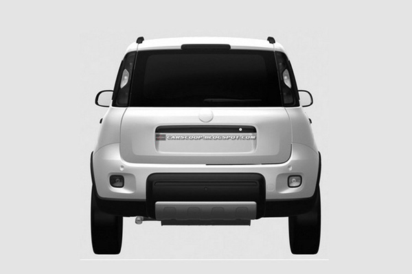 Новые изображения кроссовера Fiat Panda