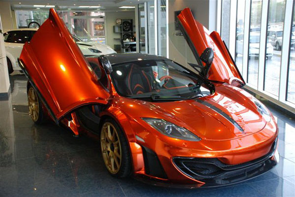 Особый Mansory McLaren MP4-12C попал в Абу-Даби 