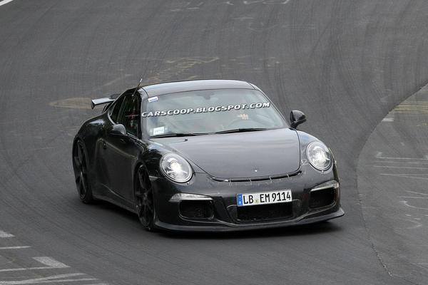Шпионские фото будущего Porsche 911 GT3
