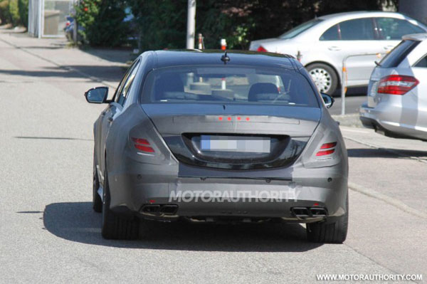 Шпионские фотографии Mercedes-Benz S63 AMG 2014