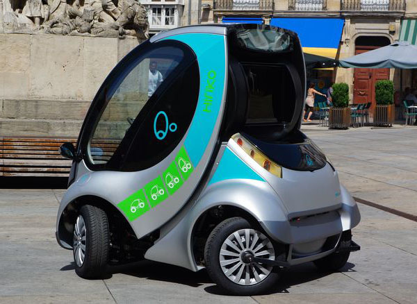 Hiriko Citycar EV - «складной» электрокар из Испании 