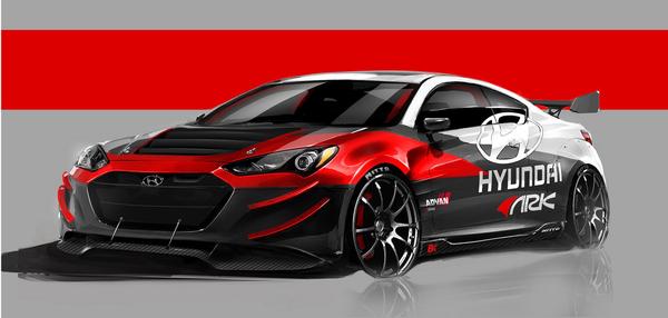 Hyundai и ARK представят Genesis Coupe R-Spec 