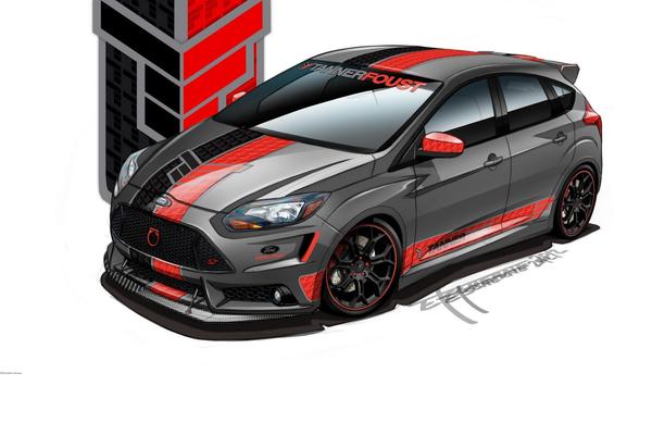 Ford привезет на SEMA пять тюнингованых Focus ST