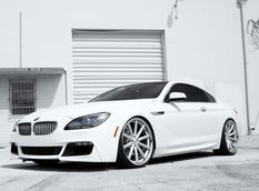 SR Auto снабдило BMW 650i 22” дисками Vossen