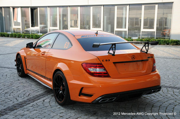 Mercedes C63 AMG Black Series Halloween Edition