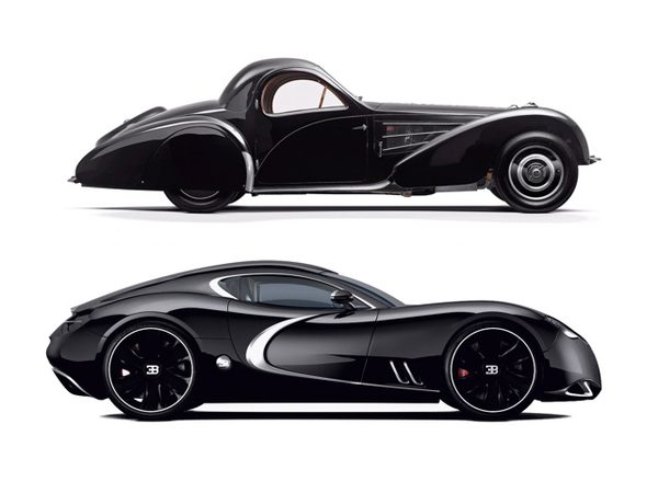 Bugatti Gangloff Concept от польского дизайнера