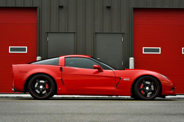 Lingenfelter Corvette Z06 с дисками Vossen Wheels