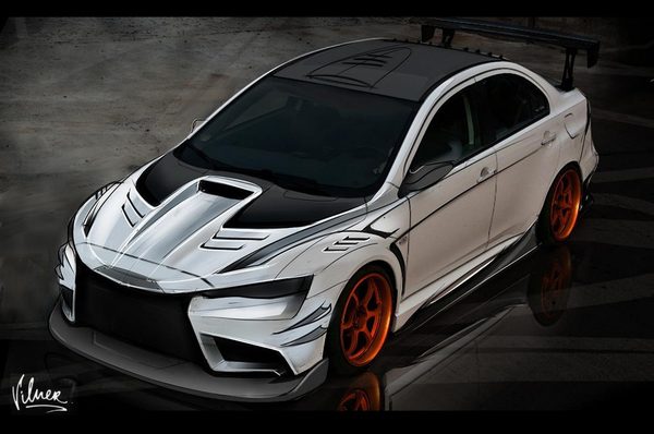 Vilner работает над Mitsubishi Evolution X