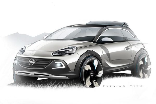 Opel Adam Rocks Concept покажут в Женеве