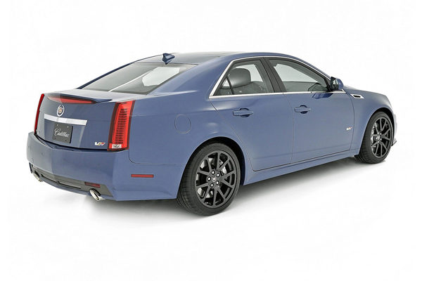 Cadillac CTS-V Stealth Blue и Silver Frost Edition