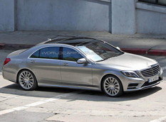 Новый Mercedes S-Class вновь замечен шпионами