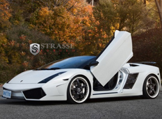 Lamborghini Gallardo с дисками Strasse CF S5