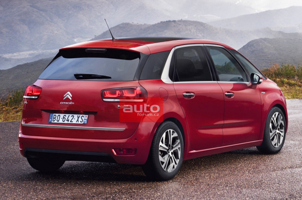 Citroen C4 Picasso 2014 рассекретили до дебюта