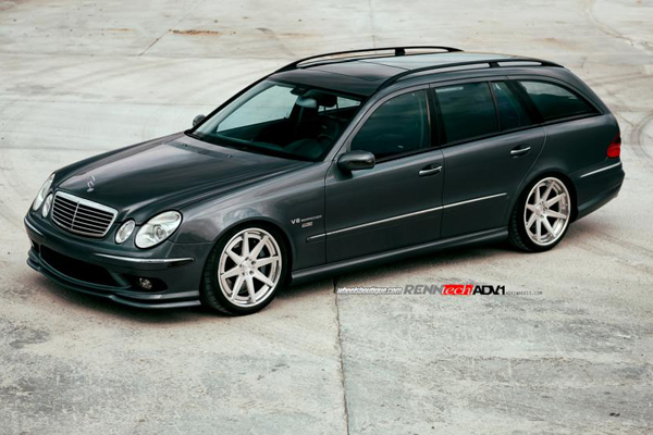 Mercedes-Benz E55 AMG от RENNtech и ADV1 Wheels