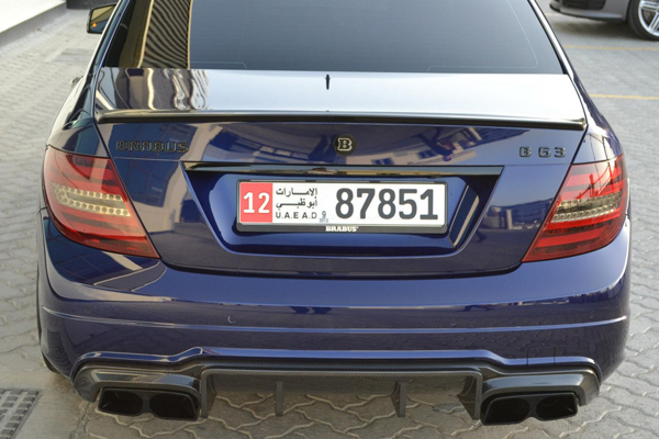 Уникальный Mercedes C63 AMG в тюнинге Brabus