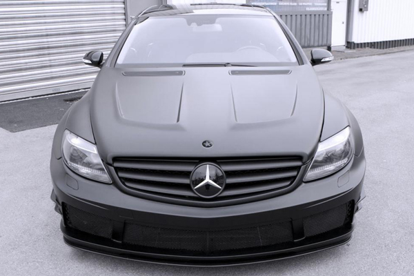 Mercedes CL500 Black Matte от Famous Parts