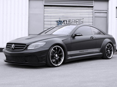 Mercedes CL500 Black Matte от Famous Parts