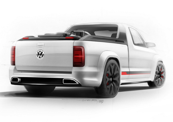 Volkswagen покажет «заряженный» Amarok R-Style