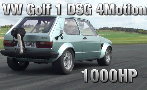 1013-сильный VW Golf I 16Vampir от Boba Motoring