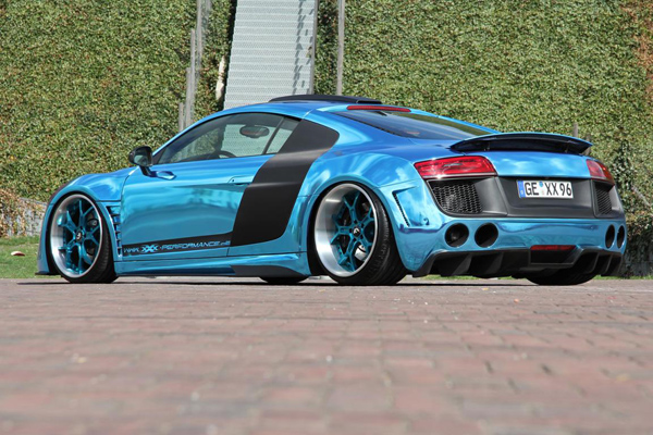 Хромово-голубой Audi R8 V10 от XXX-Performance
