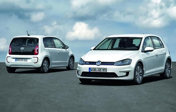 Volkswagen анонсировал электрокары e-up! и e-Golf