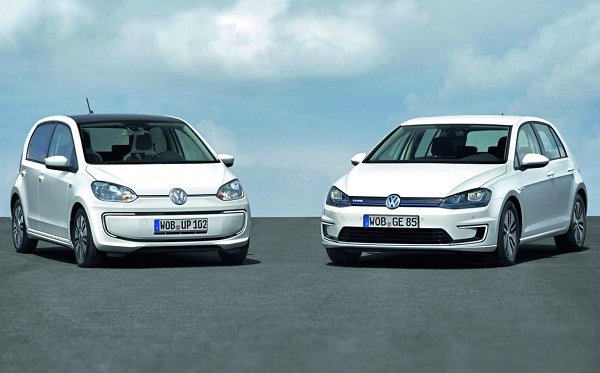 Volkswagen анонсировал электрокары e-up! и e-Golf